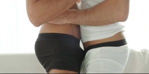 Real pair - Massimo Piano with Klein Kerr arse stab