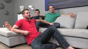Stu, Dan & Aidan: bare - ass Lovemaking