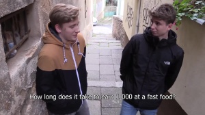 non-professional boyz get slammed by a stranger for cash