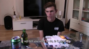 Czech dude sucks and drills like little devil