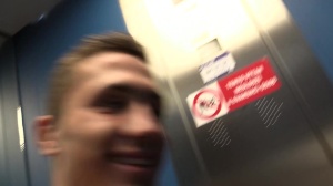 A very nasty sporty dude jerks off in the park