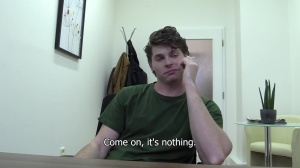 Czech lad poked up and had to poke for cash