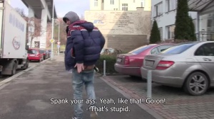 Russian guy getting drilled hard on camera