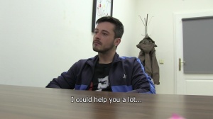 After this interview his butt will hurt like hell