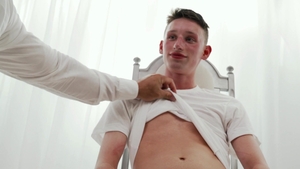 MissionaryBoys: Elder Hansen fingering during interview