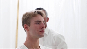 MissionaryBoys: Young Elder Esplin missionary sex wearing silk