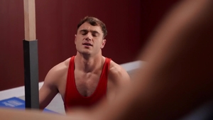 DrillMyHole: Brown hair Dante Colle feet licking indoor