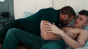 IconMale: Inked Zander Lane and american Colby Jansen