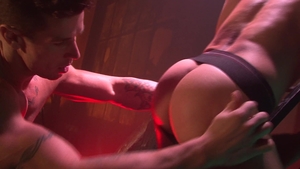RagingStallion: Jesse Santana & muscled Trenton Ducati kissing