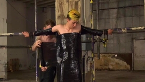 Boynapped.com: Inked Leo Ocean amongst Olly Jackson bondage