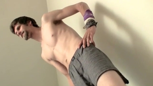 StraightNakedThugs.com - Natural Apollo Delion masturbating