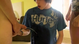 Boys-Pissing.com - Twink Conner Bradley fetish throat fucking