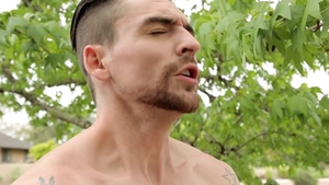 NextDoorBuddies - Javier Cruz cock sucking outdoors