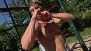 EastBoys - Rick Palmer is so athletic blond