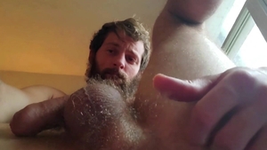 NextDoorHomemade: Caucasian Andre jerking uncut dick