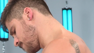 Falcon Studios - Tight hunk rushes swallow