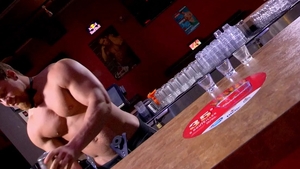 Maskurbate - Super sexy Brad goes wild on cock in the bar
