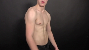 EastBoys - Muscled straight dude jerking big dick on webcam