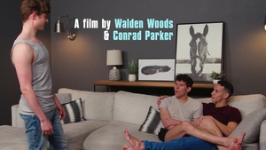 Next Door Twink: Pierced jerking big dick