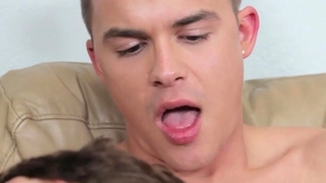 GayRoom: Hunter Page in tandem with Andy Taylor fun with toys