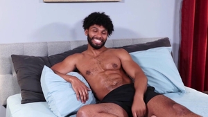 ChaosMen.com: Muscle gay jerking black cock