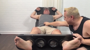 Ticklish Chubs: Matt with Achilles tickle