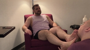Ticklish Chubs - Foot teasing sex scene