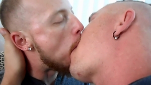 ManPuppy.com: Wrestling on the couch with very hot gay