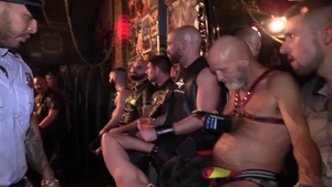 MachoFactory.com - Kinky slut fetish doggy fucks in bar