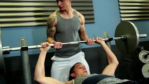 nextdoorstudios: Sneaky Drake's Gym Seduction