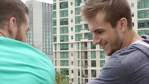 nextdoorstudios: Two Gays Go Dirty Over The Edge Of The Couch