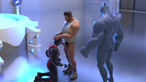 Sodomy Squad: Alpha Heroes Go Handjob-Crazy