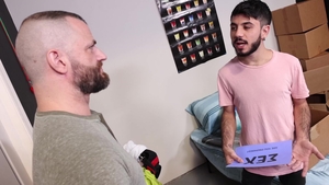 Pride Studios: Brunette Twink Deepthroats