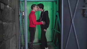 Eager Blowjobs in a Moving Elevator