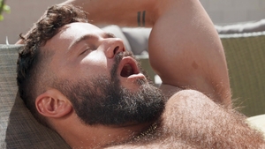 Men: Hayden's Hard-on by the Pool