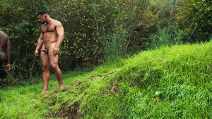 Men: Cavemen Teach Twinks How to Rim and Ride in Nature