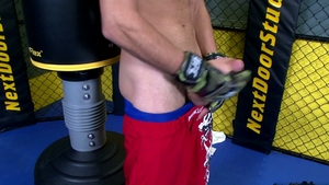 Next Door Male: Tatted Twink Works it Out