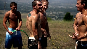 Next Door Buddies: A Shower Surprise for the Boys