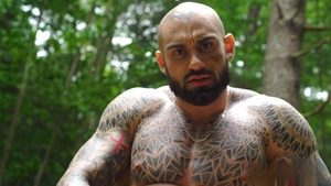 HotAFmen: Sweating Hard: Hot Tattooed Woodworker