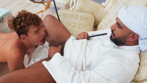 Jafar's Couch Hookah: Bearded Dom, Twink Sub